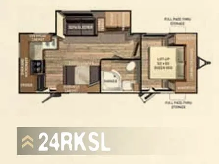 Cruiser RV ViewFinder Signature 24RKSL floor plan