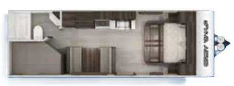 Forest River Cherokee Grey Wolf 22MKSE floor plan