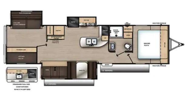 Coachmen Catalina Legacy Edition 333BHTSCK floor plan