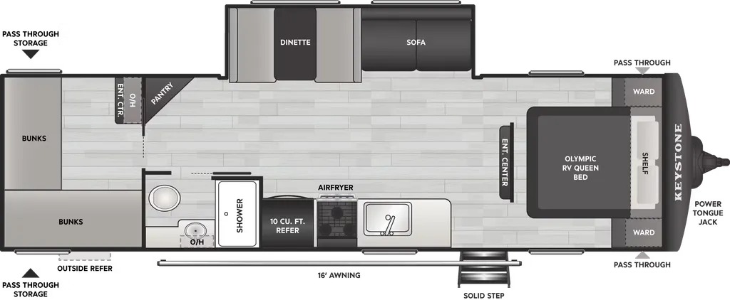 2026 Keystone Springdale 2880BRS floor plan