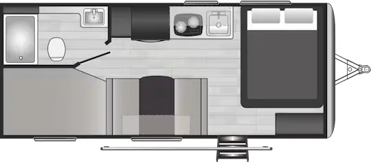 Keystone Springdale 2010BH floor plan