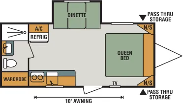 K-Z Escape E181RB floor plan