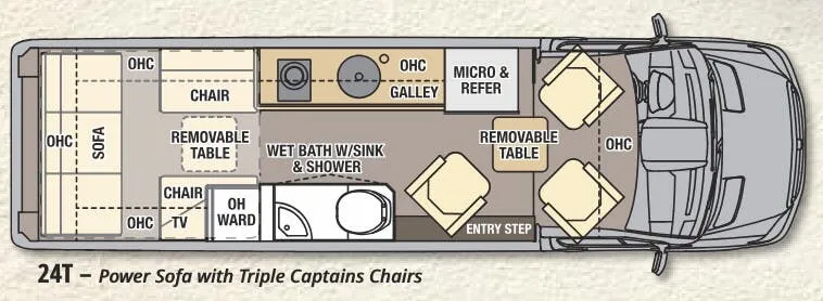 Coachmen Galleria 24T floor plan