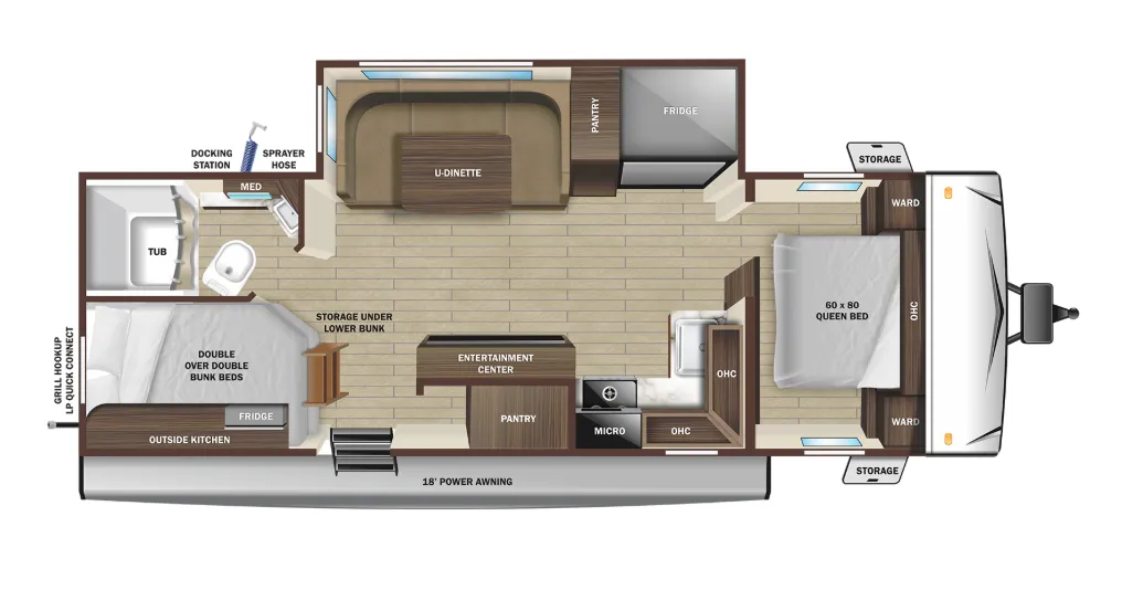 Starcraft Super Lite 241BH floor plan