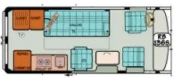 Sportsmobile Transit 136S floor plan