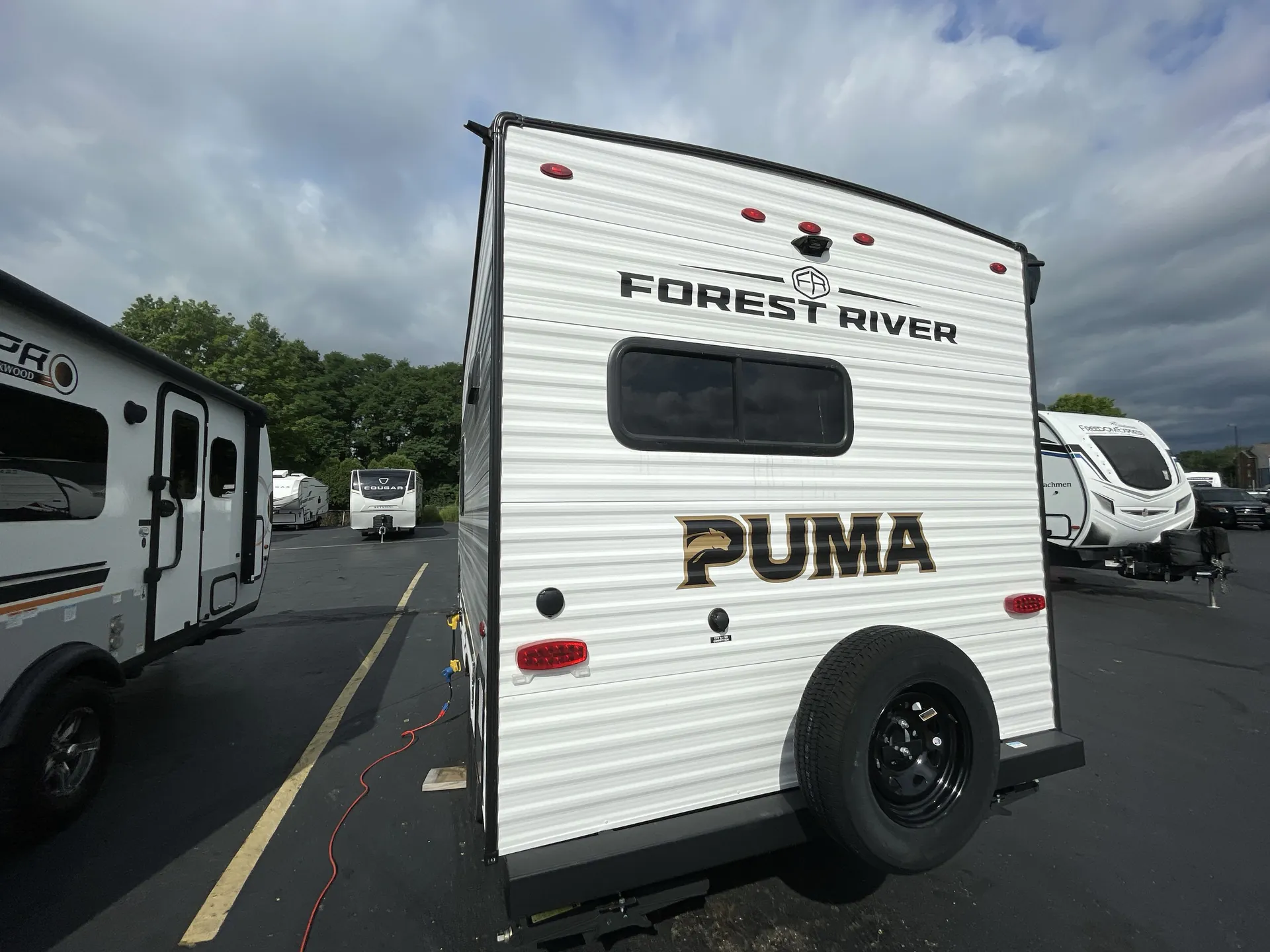 2027 Forest River Puma Camping Edition 121RKCE — backside