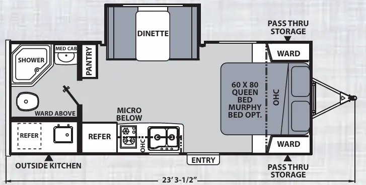 Coachmen Apex Nano 203RBK floor plan