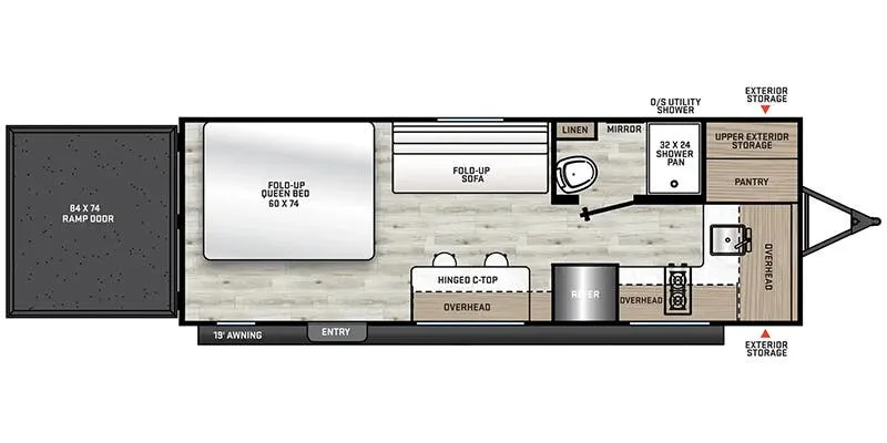 Coachmen Catalina Trail Blazer 18TH floor plan
