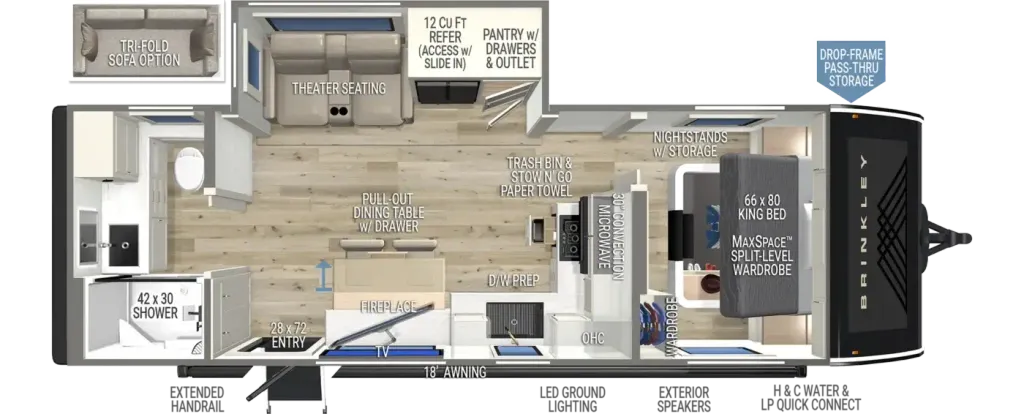 2027 Brinkley Model I 265 floor plan
