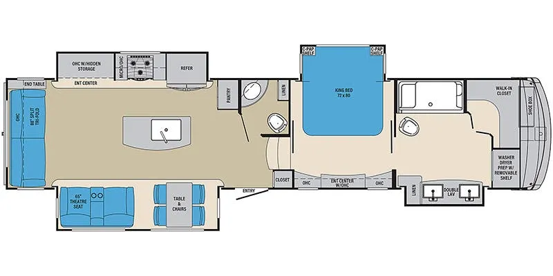Palomino Columbus C-Series 383FBC floor plan