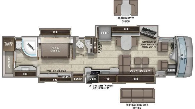 Entegra Coach Aspire 44B floor plan