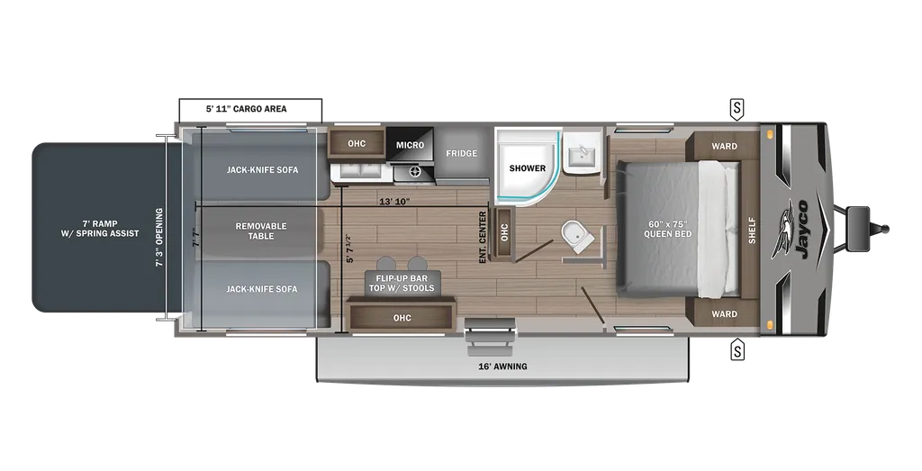 2024 Jayco Jay Flight 265TH floor plan