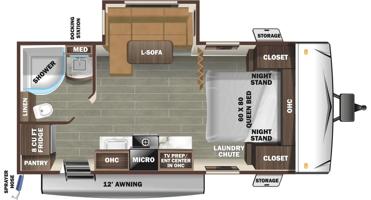 Starcraft Super Lite 212FB floor plan