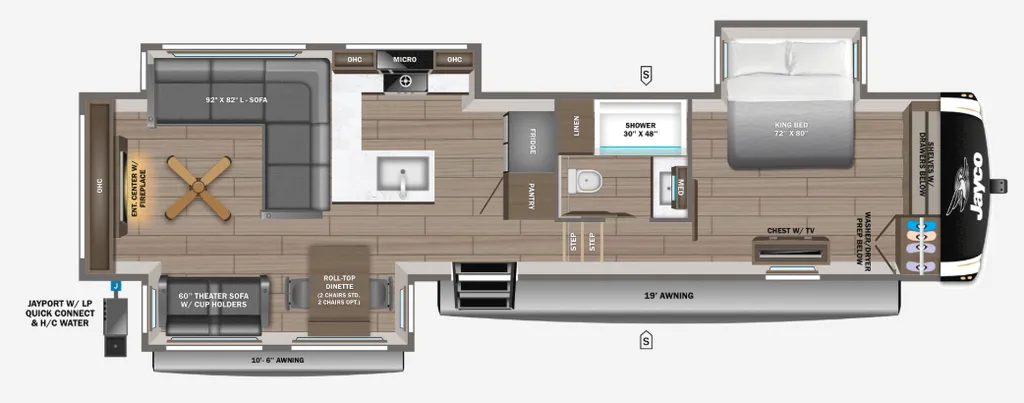 2026 Jayco Eagle 335LSTS floor plan