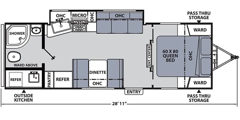 2021 Coachmen Apex 251RBK - Floor plan