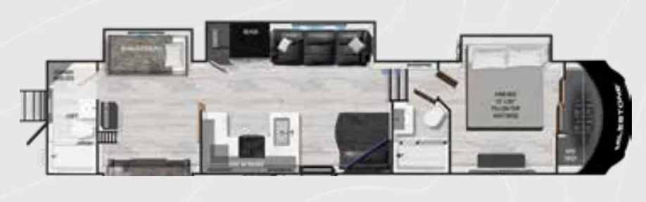 Heartland Milestone 386BH floor plan