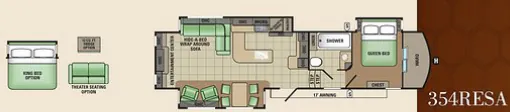 Starcraft Solstice 354RESA floor plan