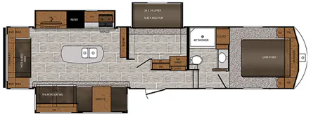 Prime Time Crusader Lite 34MB floor plan