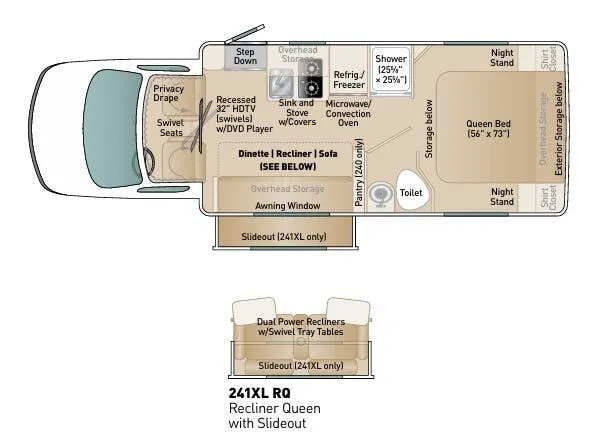 Coach House Platinum II 241 XL RQ floor plan