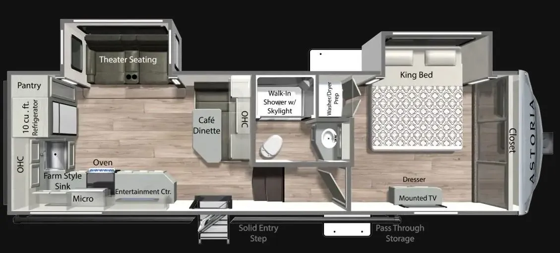 2025 Dutchmen Astoria 260RK - Floor plan