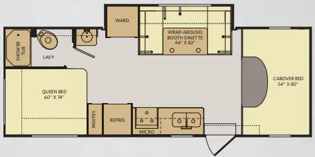 Fleetwood Jamboree Sport 25G floor plan