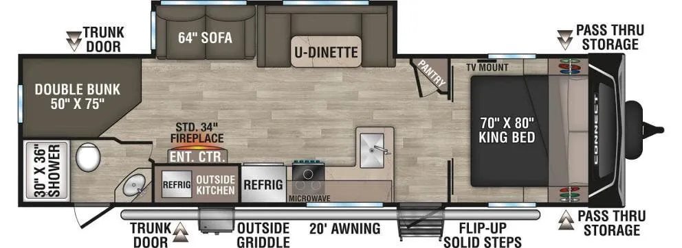 K-Z Connect C291BHK floor plan