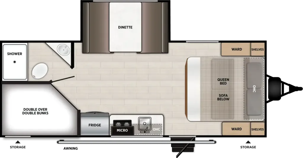 2027 Forest River Wildwood FSX 178BH, Photos photo 8