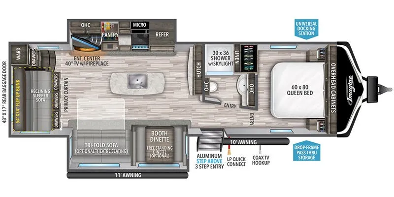 Grand Design Imagine 3110BH floor plan