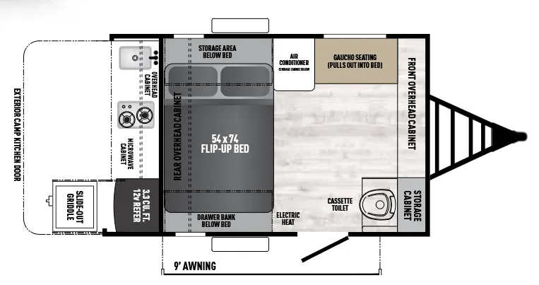 Forest River Viking ROK 12000ROK floor plan