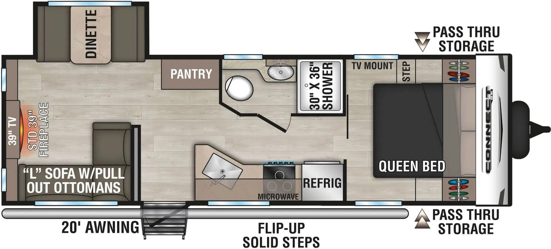 K-Z Connect SE C241RESE floor plan