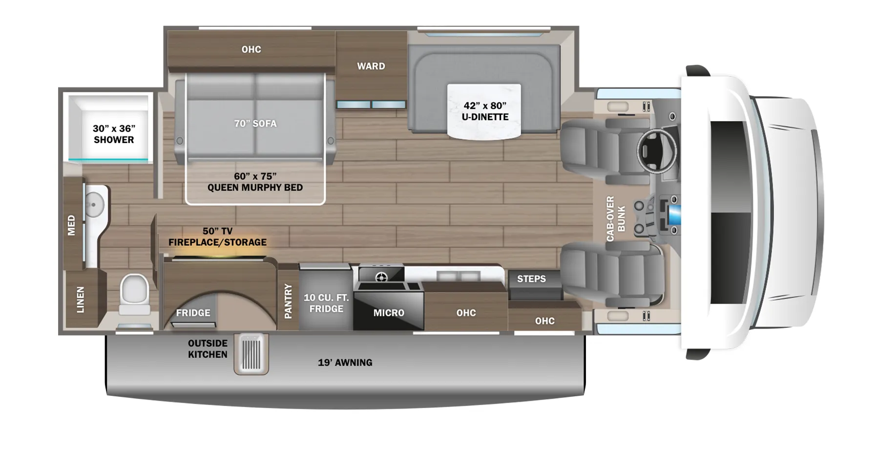 Jayco Redhawk 26M floor plan