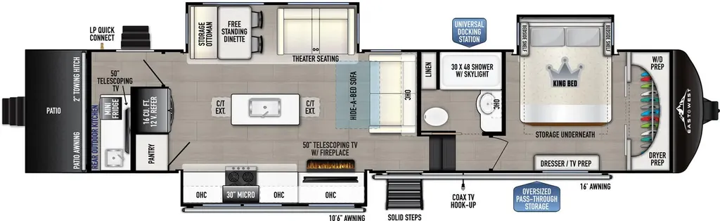 2025 East to West Blackthorn 3400R OK floor plan