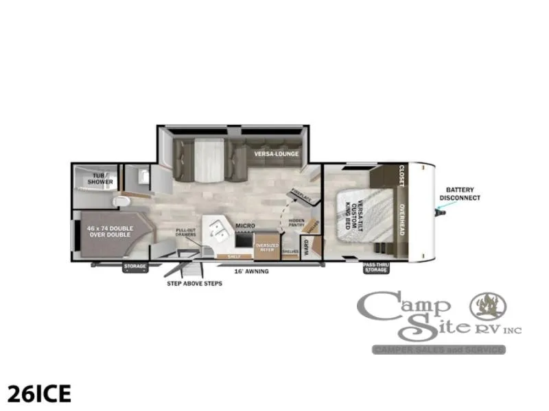 2026 Forest River RV Wildwood X-Lite 26ICE - Photo 4