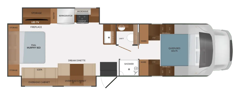 Fleetwood Altitude FS600D 36FW floor plan