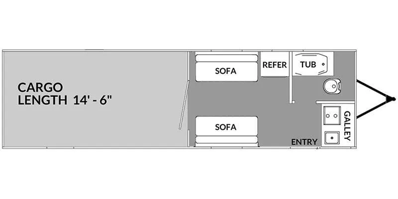 Genesis Supreme Overnighter 12-14.6FK floor plan