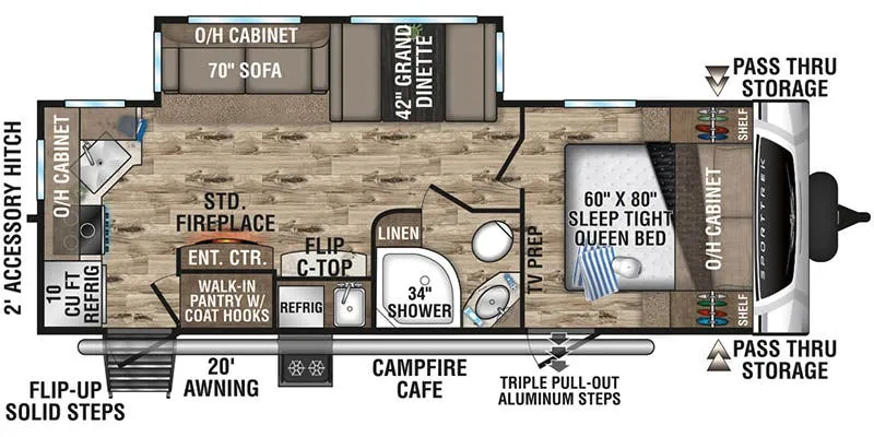 Venture RV SportTrek ST251VRK floor plan