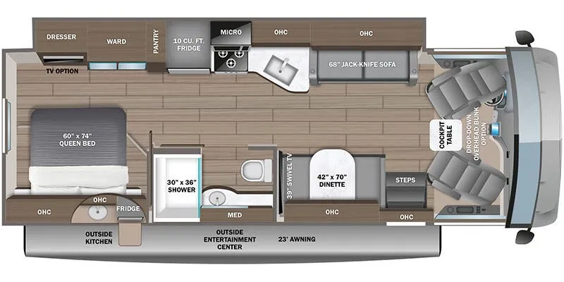 2025 Jayco Alante 29S - Floor plan