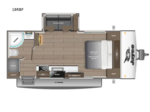 2027 Jayco Jay Feather 18RBF - Photo 3