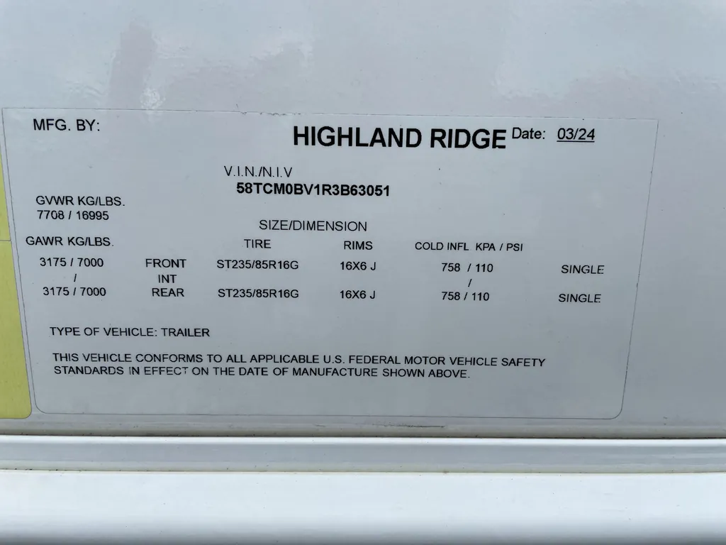 2024 Highland Ridge Open Range 3X 390TBS, Photos photo 45