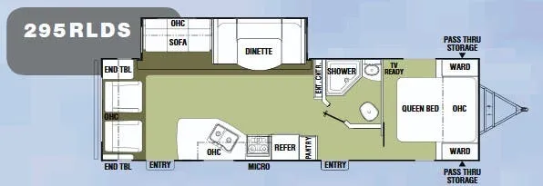Coachmen Freedom Express 295RLDS floor plan
