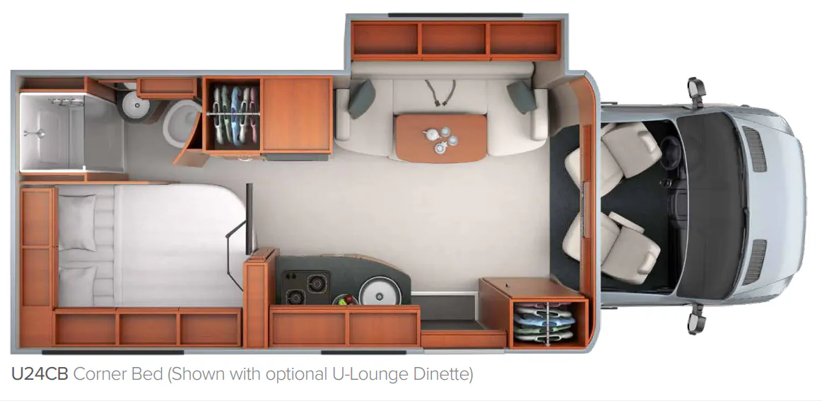 Leisure Travel Wonder U24CB floor plan