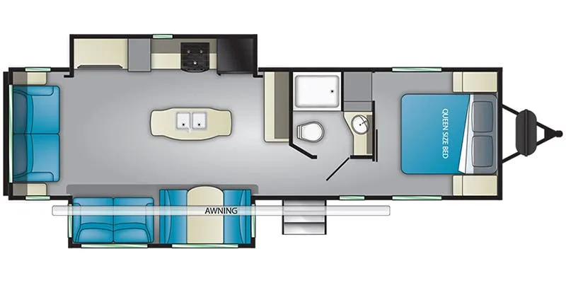 Heartland Sundance Ultra-Lite SDTT 293 RL floor plan