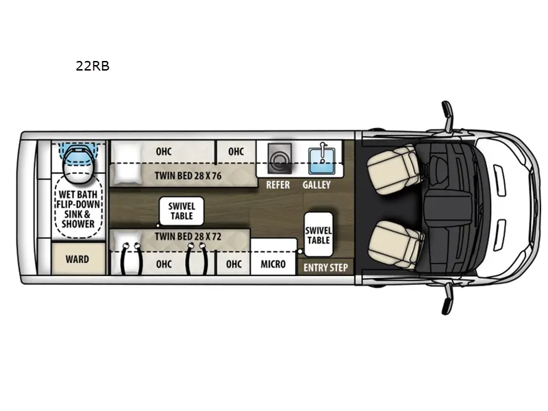 2026 Coachmen Beyond 22RB floor plan