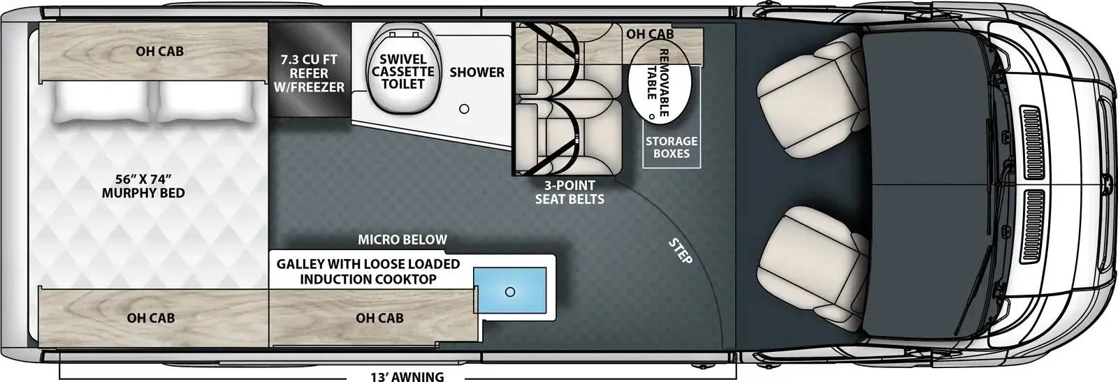 Coachmen Pixel 20M floor plan