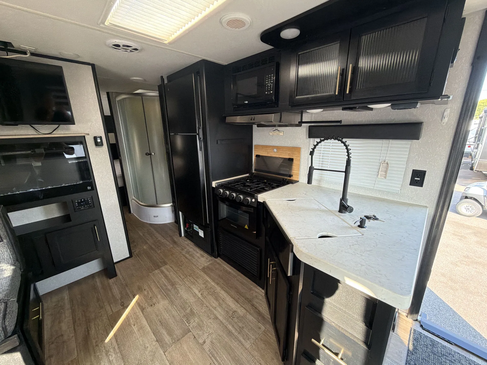 2022 Forest River Cherokee Grey Wolf 23MK — fridge