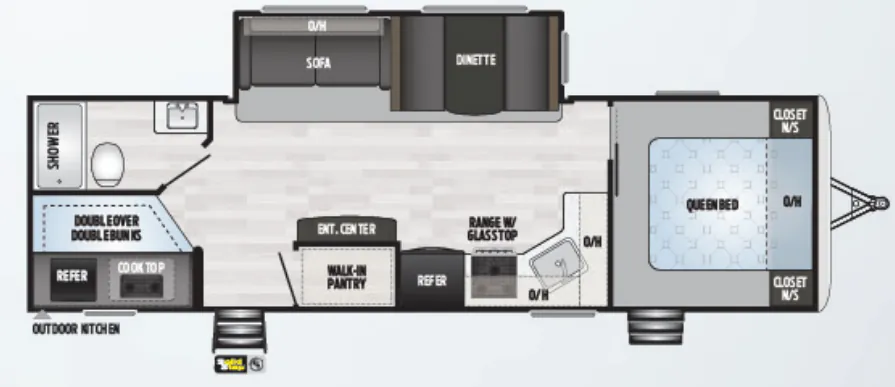 Keystone Springdale 280BH floor plan