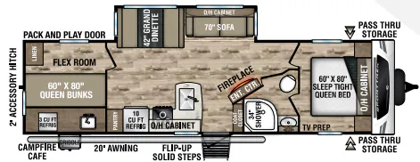 Venture RV SportTrek ST291VTQ floor plan