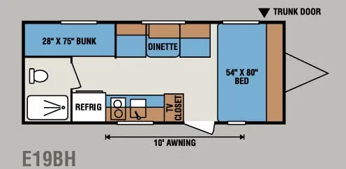K-Z Spree Escape E19BH floor plan