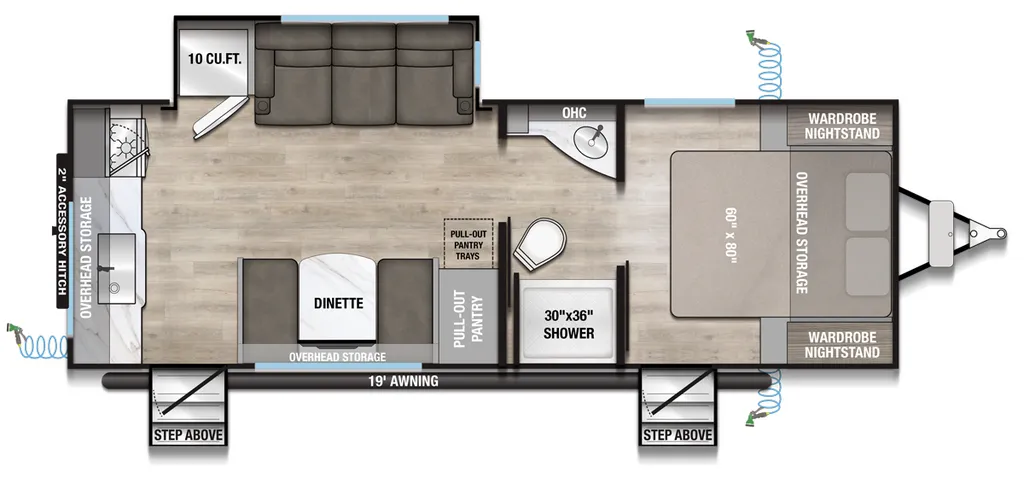 2026 Alliance RV Delta RK234 floor plan
