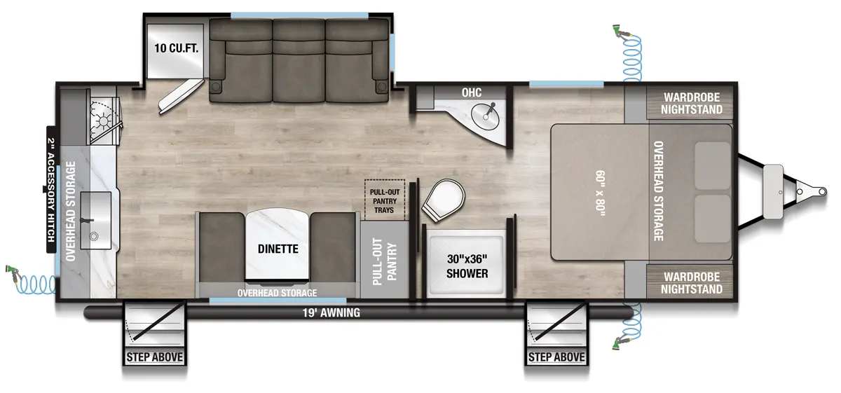 Alliance RV Delta RK234 floor plan